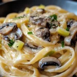 Caramelized Leek and Mushroom Gruyere Pasta