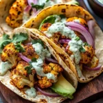 Cauliflower Tacos with Cilantro Lime Crema