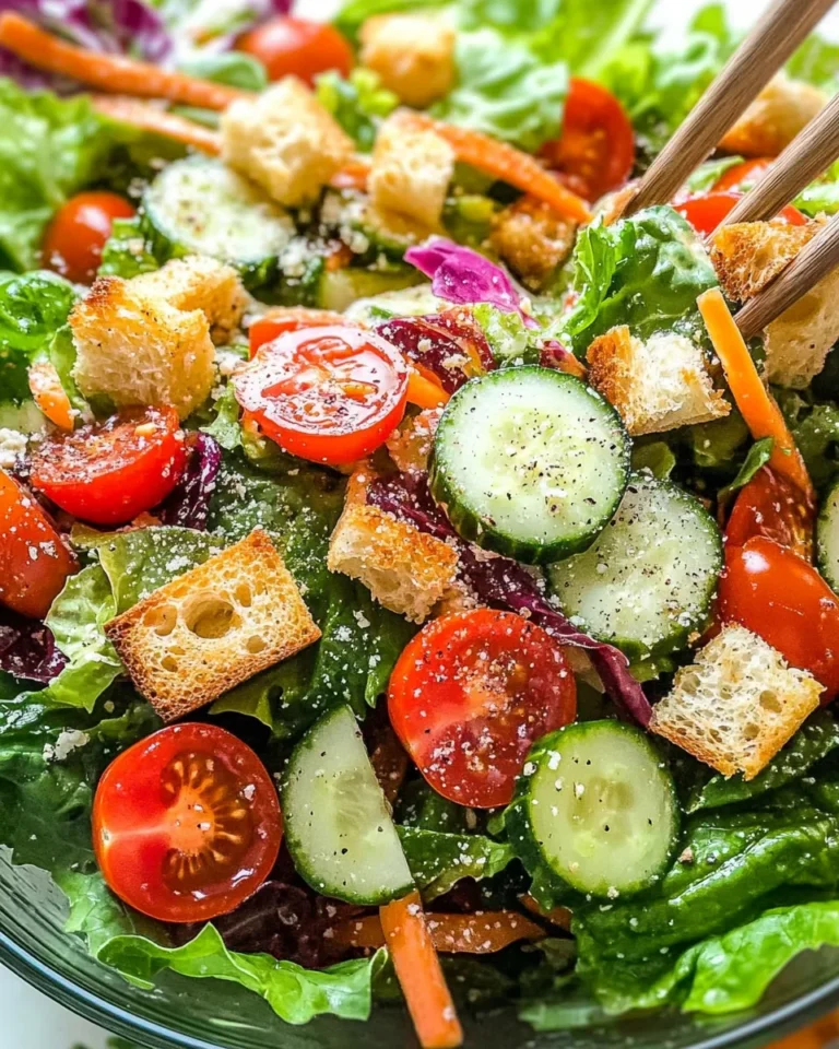 Classic House Salad - Quick and Easy