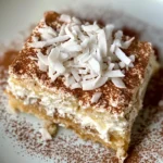 Coconut Rum (Coquito) Tiramisu