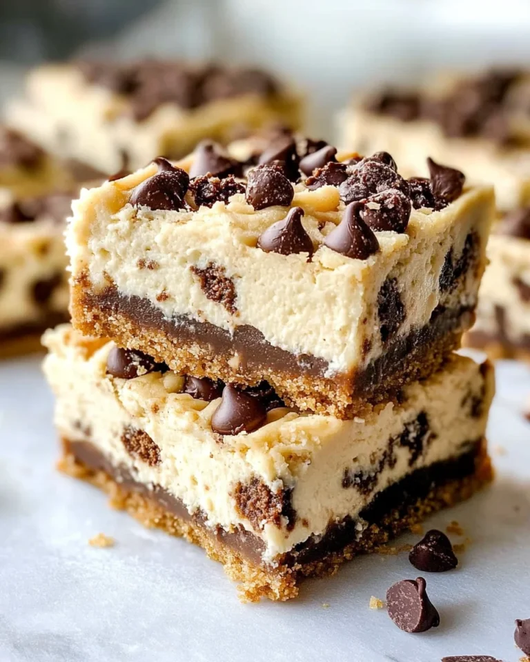 Cookie Dough Cheesecake Bars