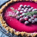 Cranberry Gingersnap Pie