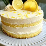 Creamy Lemon Cheesecake Cake