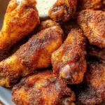 Crispy Dry Rub Chicken Wings