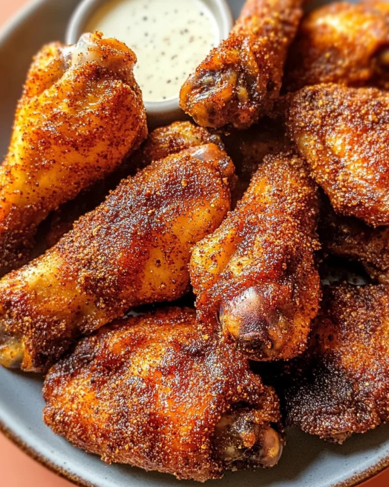Crispy Dry Rub Chicken Wings