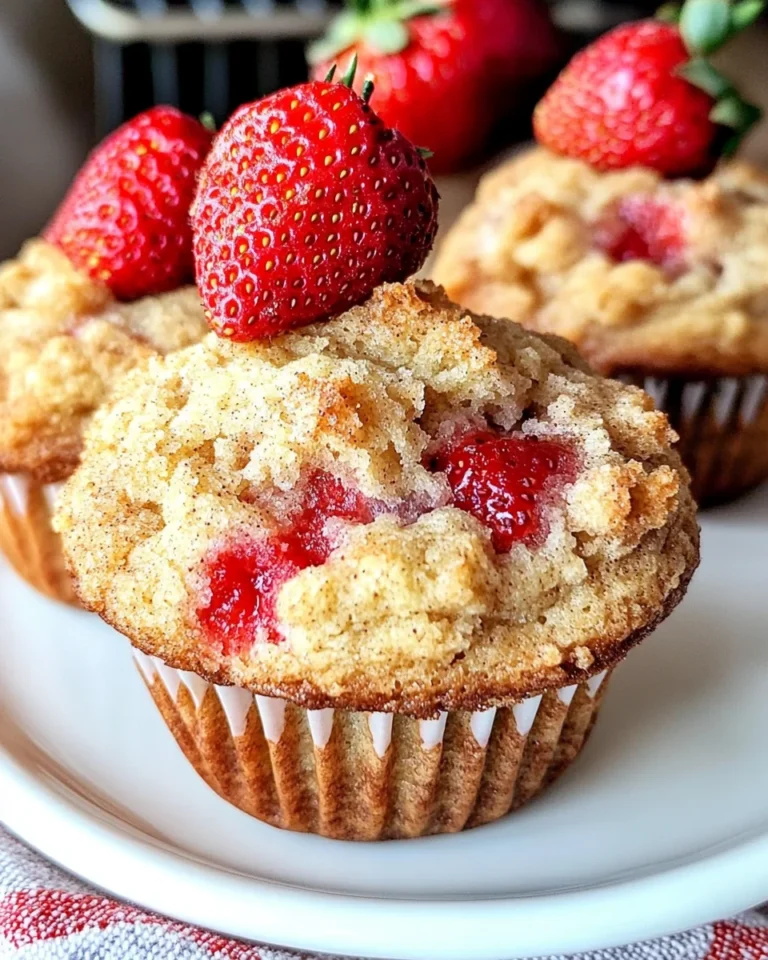 Fresh Strawberry Muffins