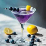 Frostbite Blueberry Martini Cocktail Recipe
