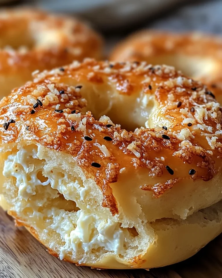 Garlic-Parmesan Cottage Cheese Bagels – Soft, Chewy & High-Protein