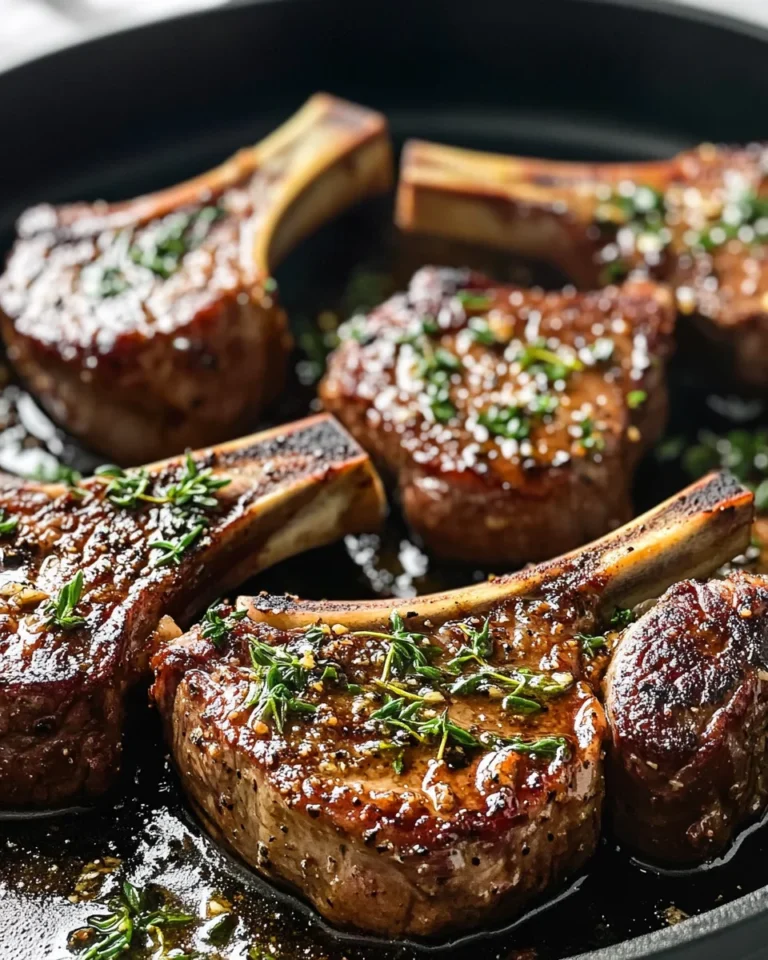 Garlic Butter Lamb Chops – Perfectly Seared and Ready in 15 Minutes