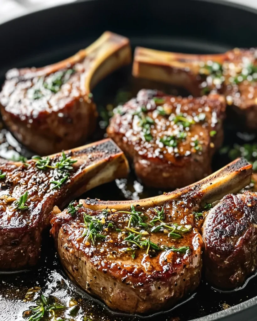 Garlic Butter Lamb Chops – Perfectly Seared and Ready in 15 Minutes