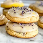 Glazed Lemon Lavender Cookies
