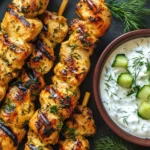 Grilled Chicken with Yogurt Sauce