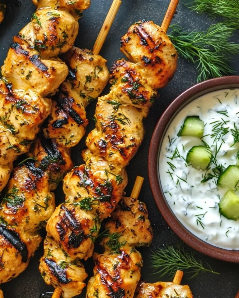 Grilled Chicken with Yogurt Sauce