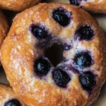 High Protein Blueberry Bagels
