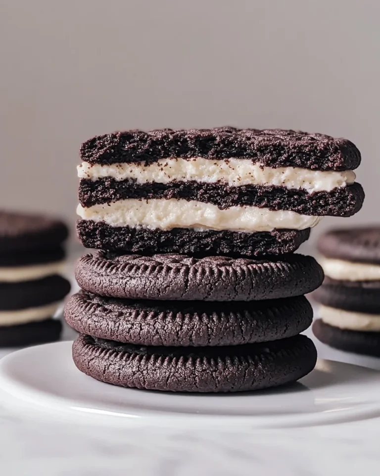 Homemade Oreo Cookies