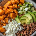 Hot Honey Sweet Potato Beef Bowls Recipe