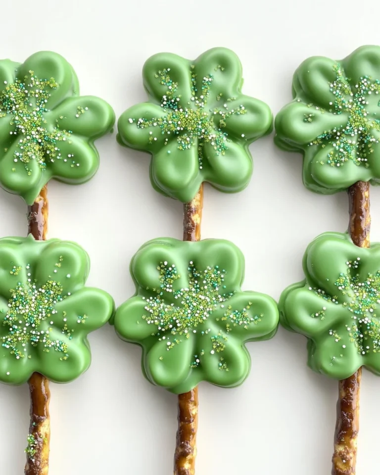 How to Make Pretzel Shamrocks