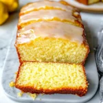 Iced Lemon Pound Cake Loaf