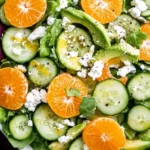 Irish Flag Clementine Cucumber Salad