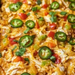 Jalapeño Buffalo Chicken Casserole: Whole30, Keto, Paleo, GF