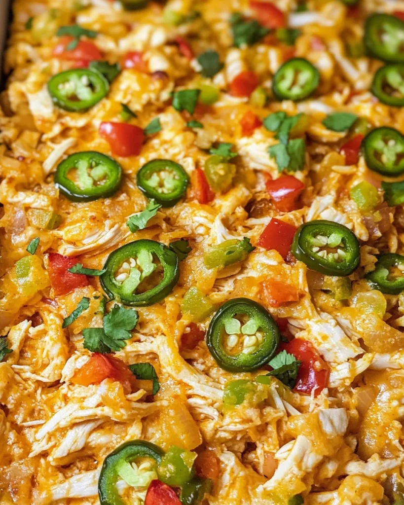 Jalapeño Buffalo Chicken Casserole: Whole30, Keto, Paleo, GF