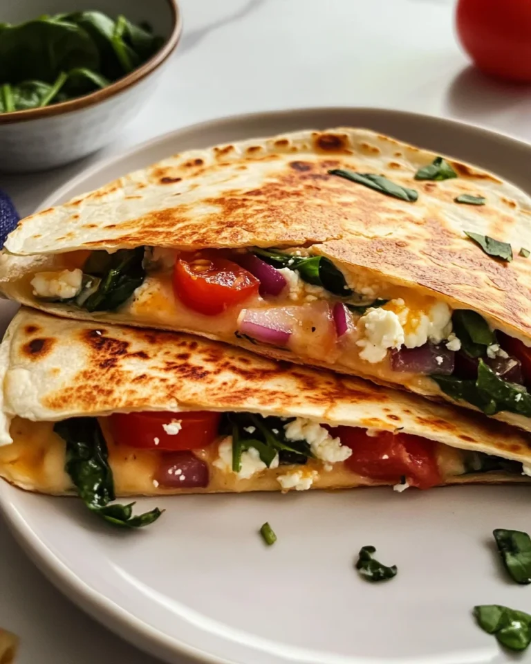 Mediterranean Quesadillas