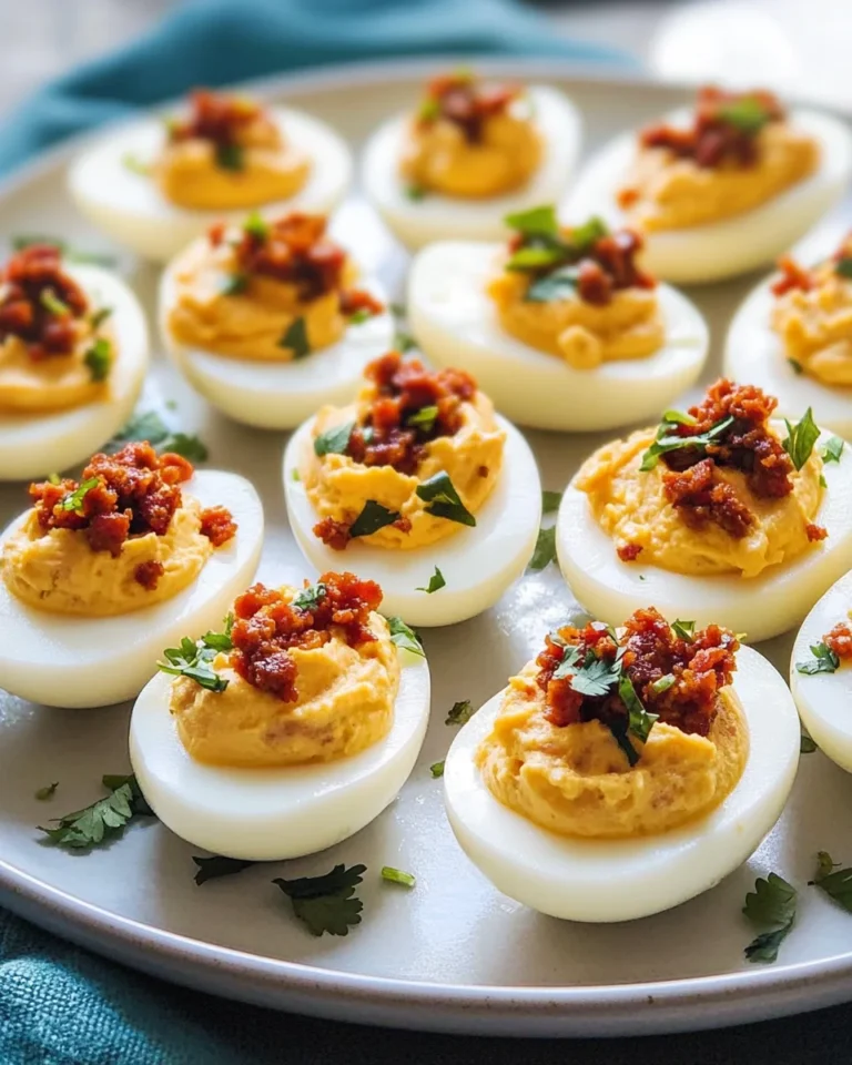 Mexican Deviled Eggs with Chorizo