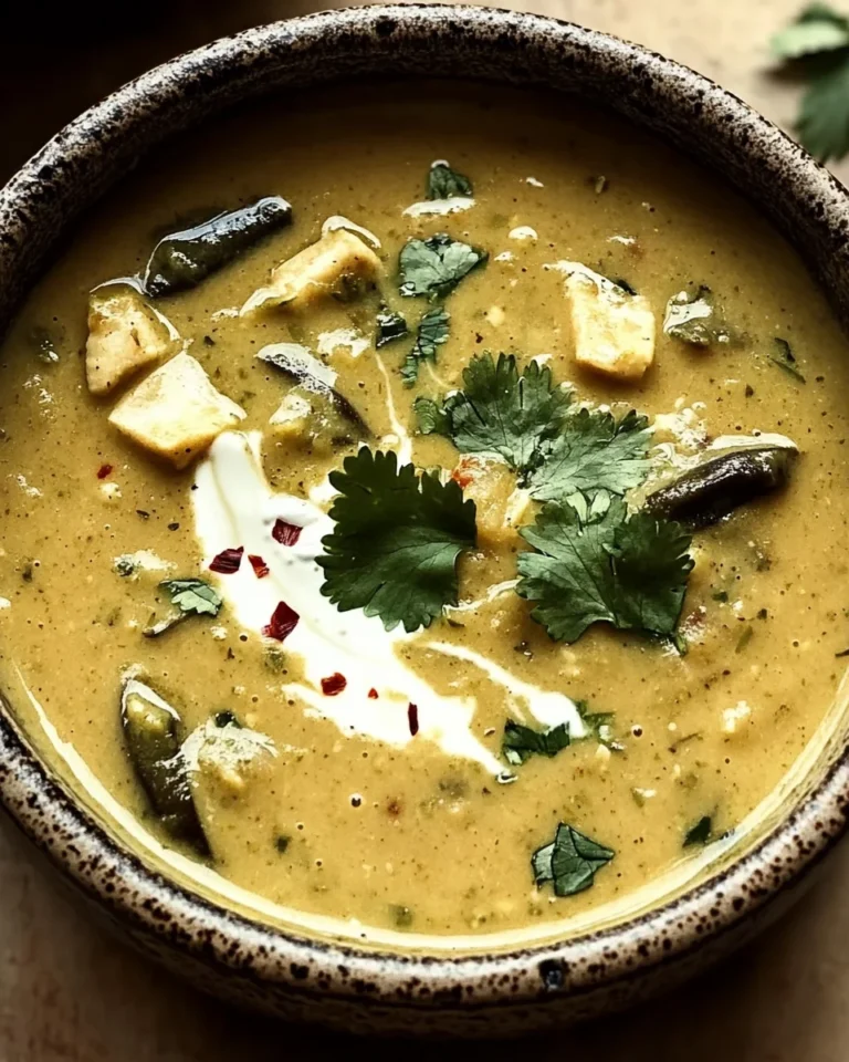 Mouthwatering Roasted Poblano Soup for Ultimate Comfort