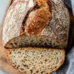 No Knead Rye Bread