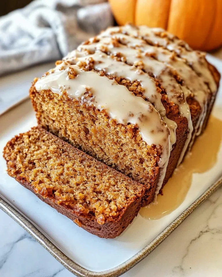 Pumpkin Bread with Maple Glaze