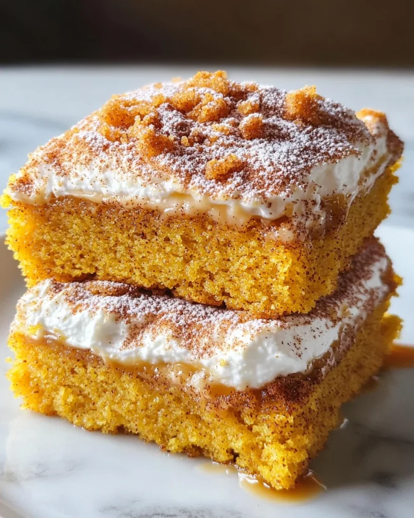 Pumpkin Snickerdoodle Snack Cake