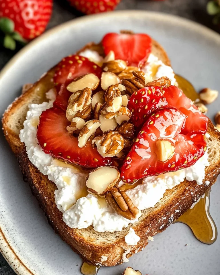 Ricotta Honey Toast