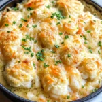 Shrimp & Lobster Cheddar Bay Biscuit Pot Pie