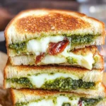 Sourdough Pesto Grilled Cheese