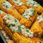 Spicy Creamy Cajun Corn Cob