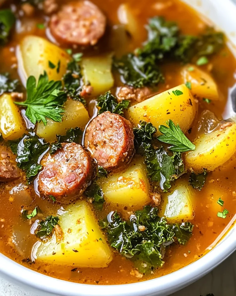 Spicy Sausage and Potato Soup
