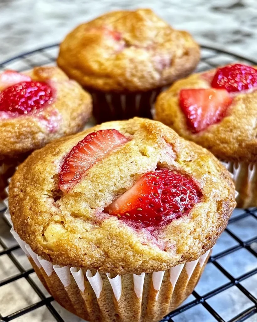 Strawberry Banana Muffins