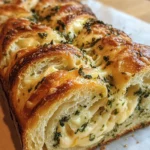 Swirled Garlic Herb and Cheese Bread: 10 Steps to Delight