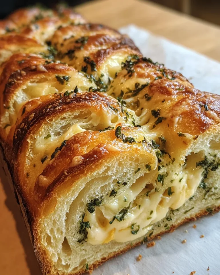 Swirled Garlic Herb and Cheese Bread: 10 Steps to Delight