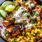 Tasty Street Corn Chicken Bowl - Alrightwithme