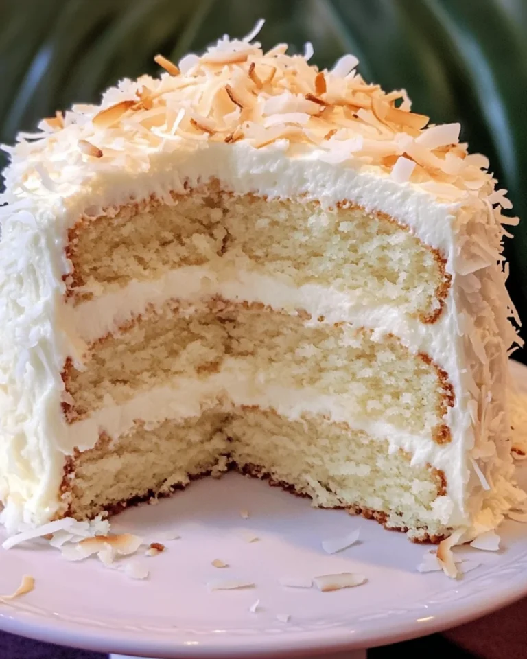 Triple Coconut Cake