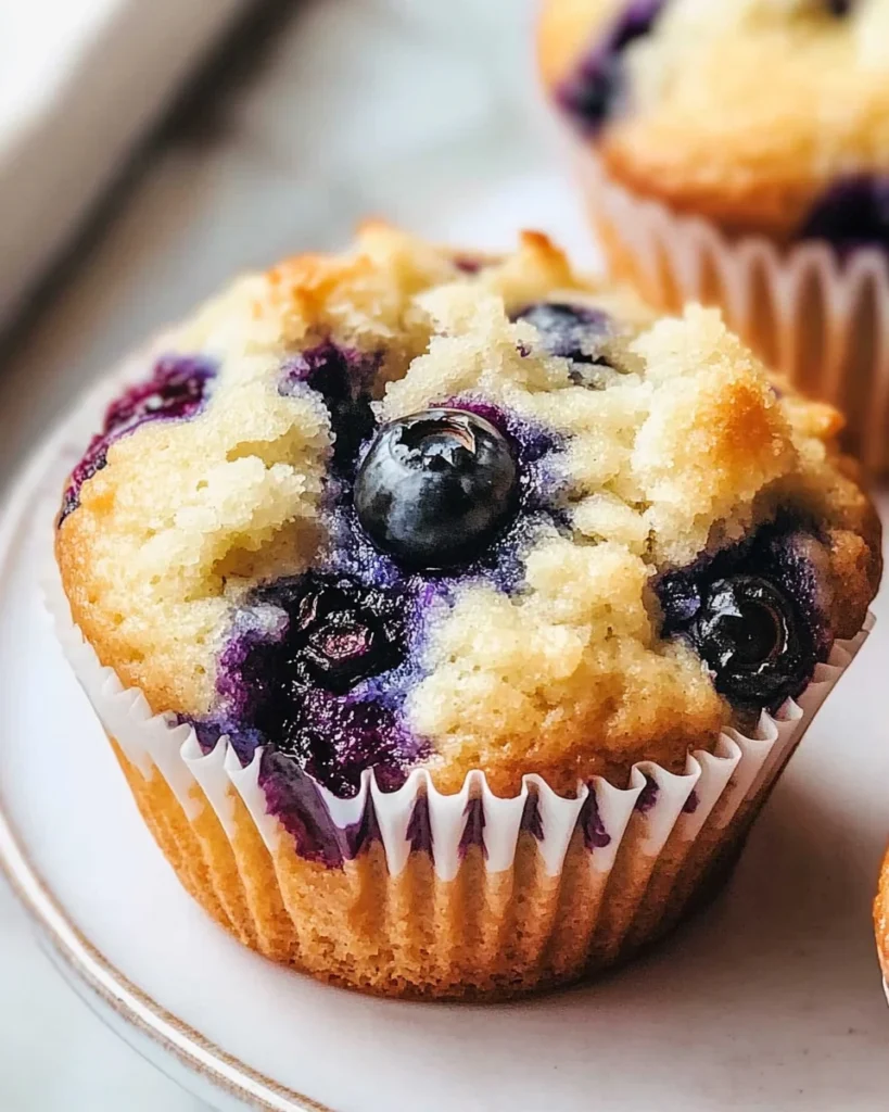 Ultimate Moist & Flavourful Blueberry Muffins