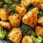 Air Fryer Chicken Bites and Broccoli