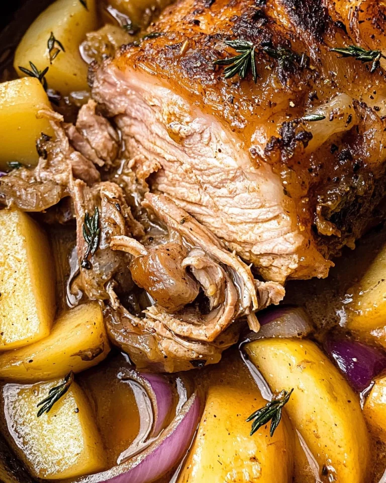 Apple Cider Braised Pork Shoulder