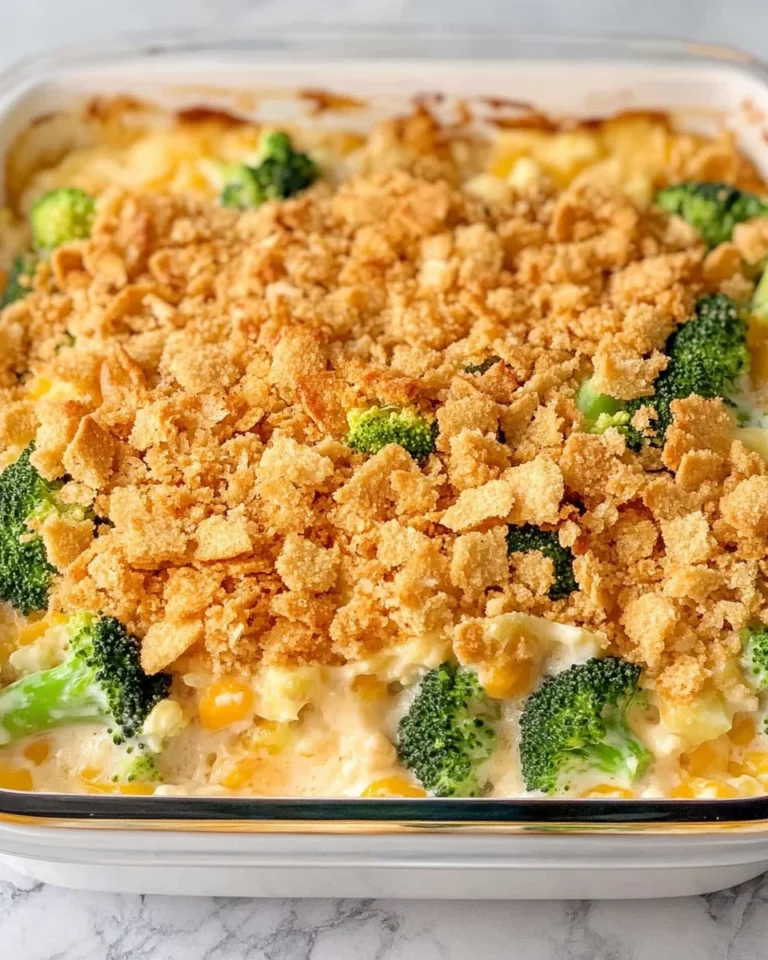 Broccoli Casserole with Ritz Crackers