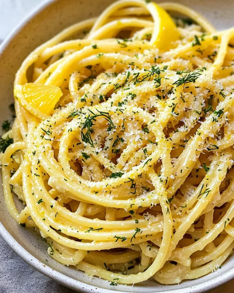 Browned Butter Lemon Dill Pasta