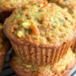Carrot Cake Zucchini Muffins