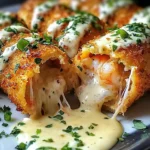 Cheesy Crab and Shrimp Tortilla Bombs