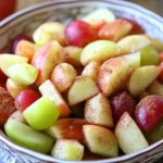 Cinnamon Apple Grape Salad