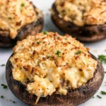 Crab-Stuffed Portobello Mushrooms